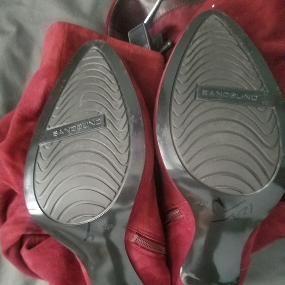 Bandolino womens slouch boots maroon size 8 ½ - Picture 3 of 6